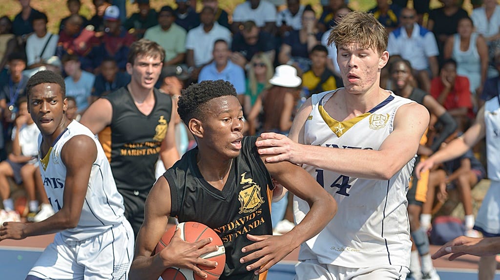Storm Gilchrist was a big problem for teams opposing Saint Charles and was named MVP at the conclusion of the 2023 Saint John's Basketball Tournament. (Photo: https://www.stjohnscollege.co.za/basketball/)