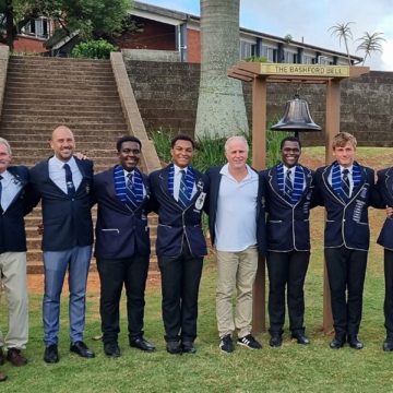 Unveiling of The Bashford Bell at Northwood School, 16 March 2023.