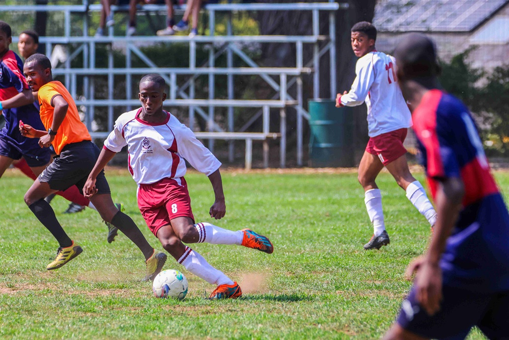 Kearsney's Alwande Mbonambi takes the fight to Westville. (Photo: Hannah Shirley)