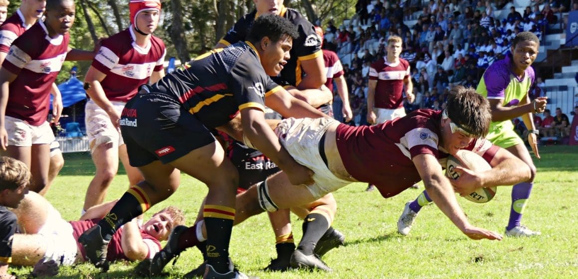 rugby-kearsney-eg-jansen-170425 (1) All-out action lights up day one of Kearsney Easter Rugby Fest