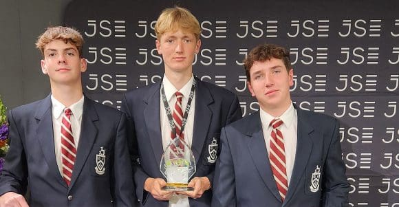 kearsney-jse-rencken-jordan-hollins-241025 Kearsney College trio second in massive JSE Investment Challenge