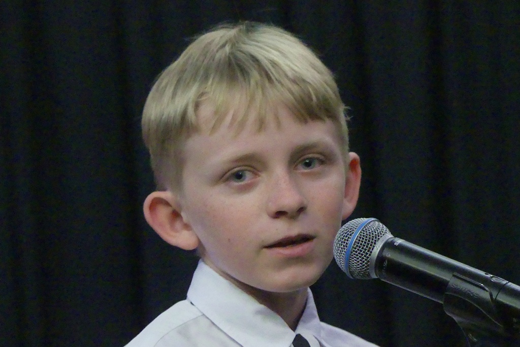 Max Garrity took on a big challenge, performing Mr Mistoffelees, from Andrew Lloyd Webber's Cats.