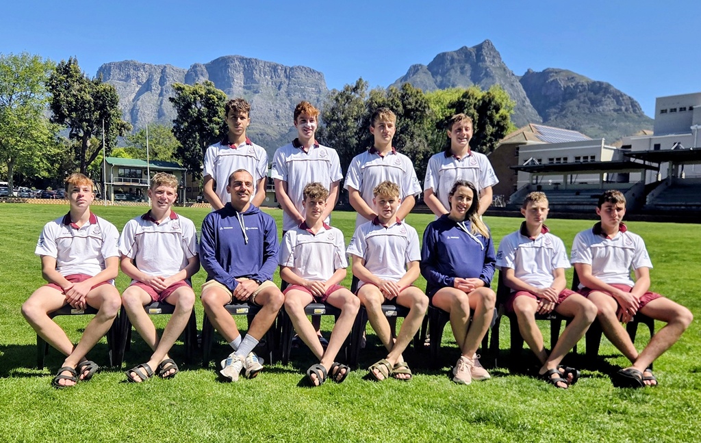 The champions on the Rondebosch Boys' High u14 Water Polo Tournament, Kearsney College.