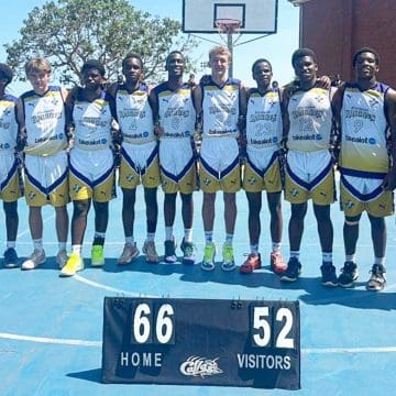 White shines in cricket win over College, Knights win basketball