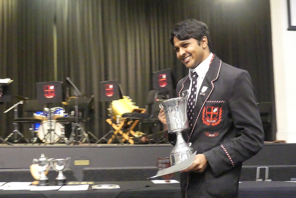 Darshan Naidoo's dedicated service to various causes and communities drew deserved long applause. Photo: Brad Morgan.