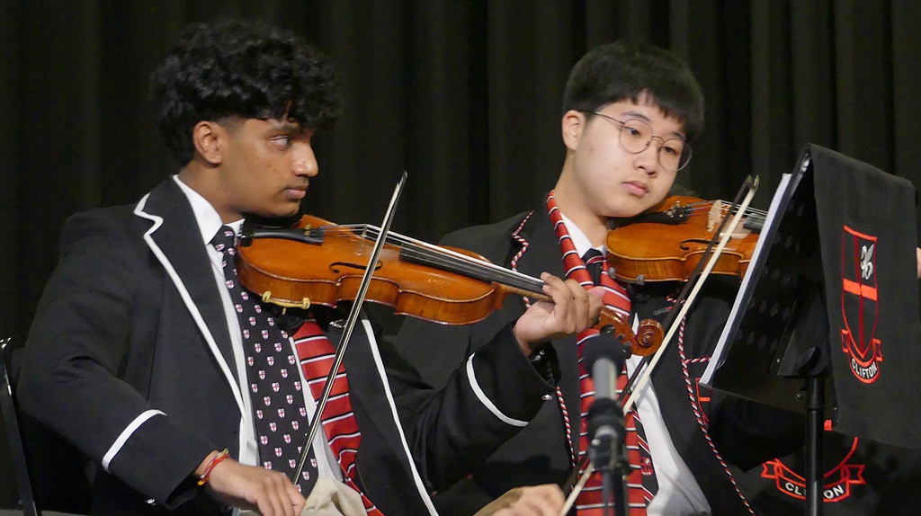 The evening began with a performance from the Clifton College Orchestra. (Photo: Brad Morgan).