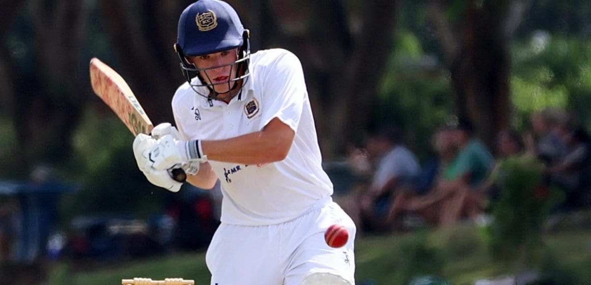 cricket-st-charles-ryan-clarke-310126 College edges St Charles in 1st XI cliff-hanger, derby results