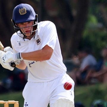 cricket-st-charles-ryan-clarke-310126 College edges St Charles in 1st XI cliff-hanger, derby results