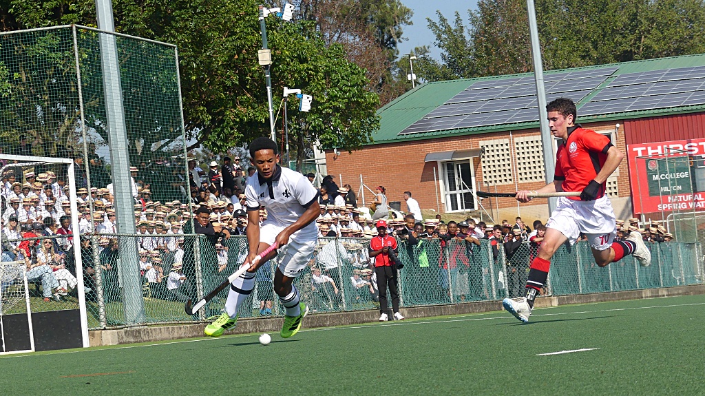 The Hilton College 1st XI was composed and clinical in a convincing 3-0 victory on Pape's Astro. (Photo: Brad Morgan).