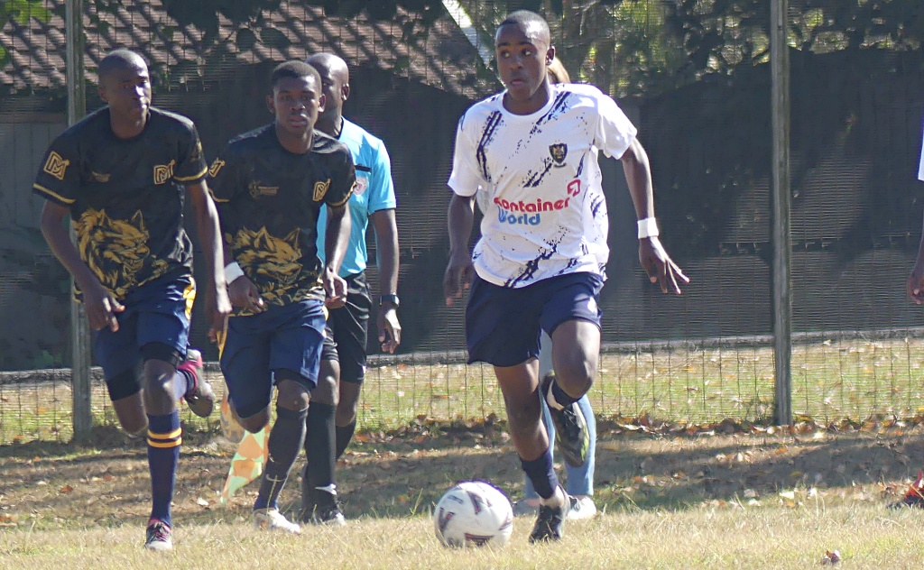 Well beaten in their opening game, DHS showed admirable resolve to get their challenge back on track and eventually claimed the Plate. (Photo: Brad Morgan).