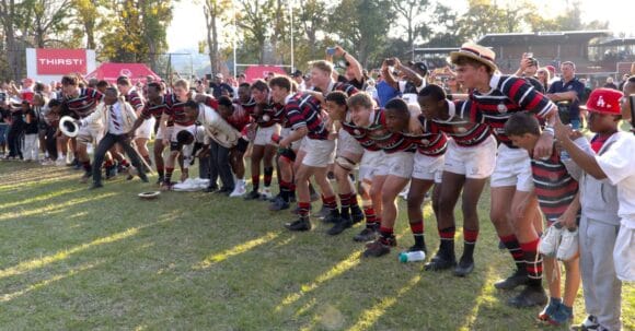 JW109990 Post speeches Maritzburg College 1st XV outplays Glenwood, College wins hockey