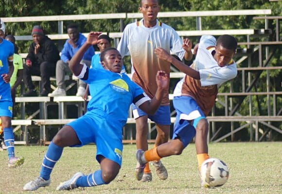 football-carter-edendale-010926 Carter lifts Jody Momplé FA Cup, College ousted in semis