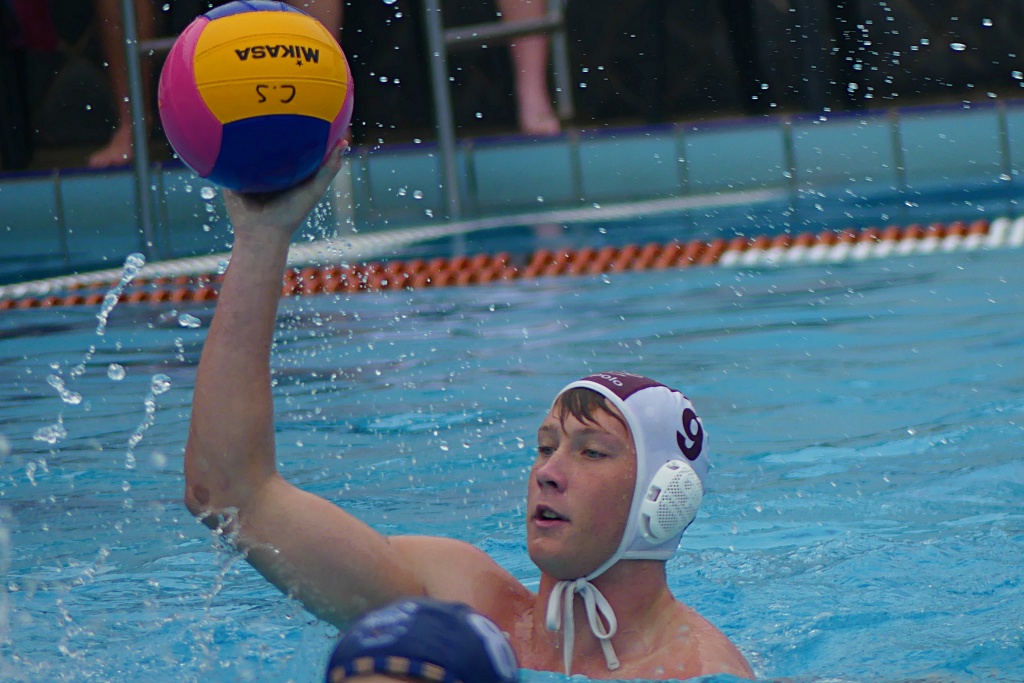 Tom Aylward was a tower of strength in Kearsney College's wins over Reddam House Constantia and Clifton College. He'll be a key figure in the final of the Clifton Water Polo Tournament against Hilton College. (Photo: Brad Morgan).