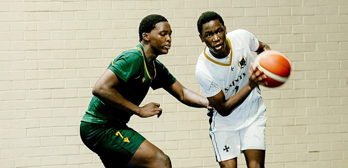 basketball-st-charles-glenwood-131026 St Charles 1st XI outplays Glenwood, Saints win basketball, too